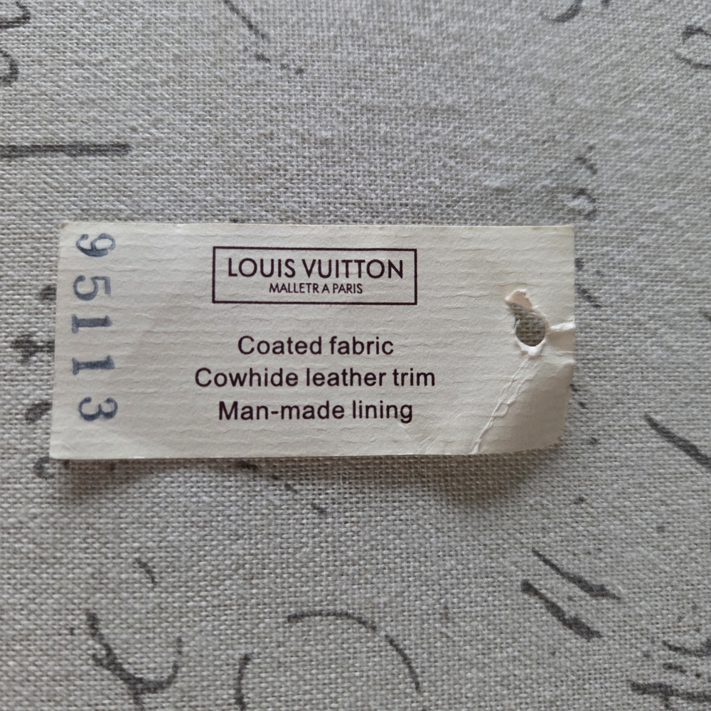 SOLD LOUIS VUITTON Beige Brown Canvas Cruise Line Globe MM Shopper Tote Bag - Picture 5 of 16